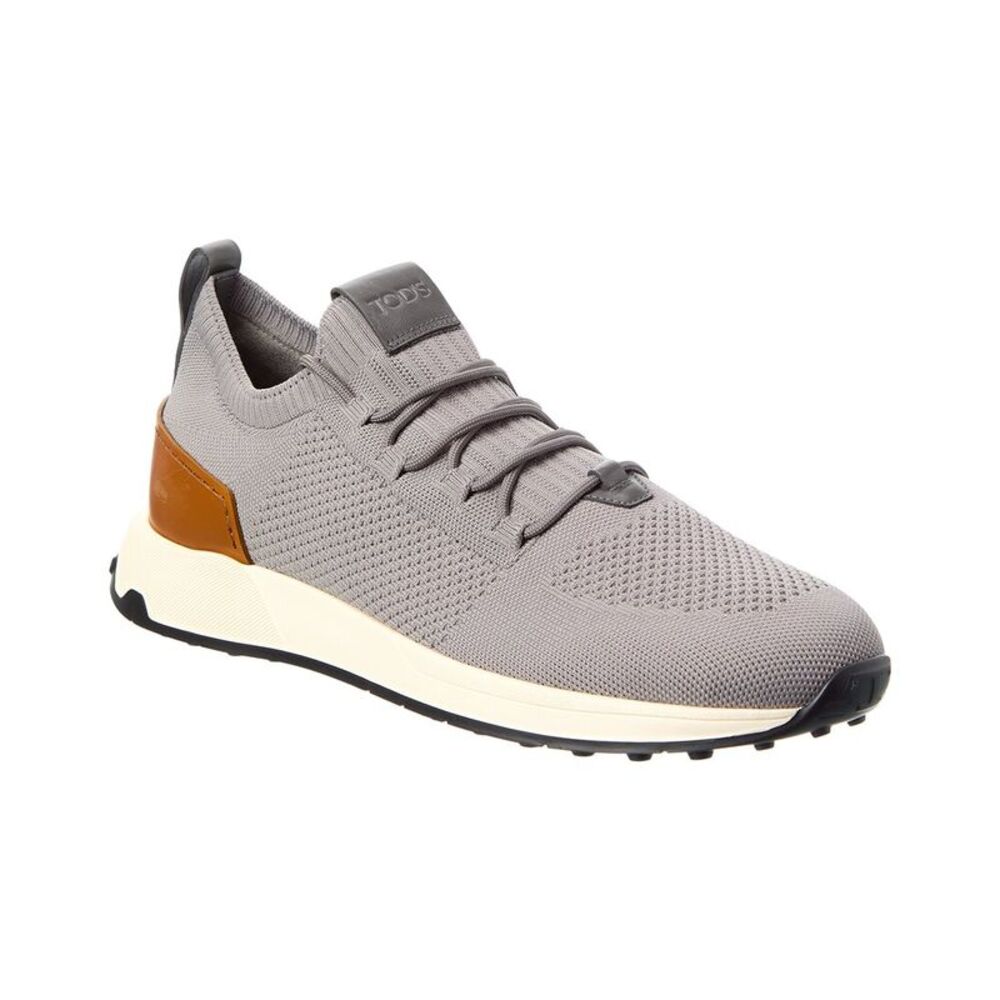 Tods Knit Sneaker, Grey